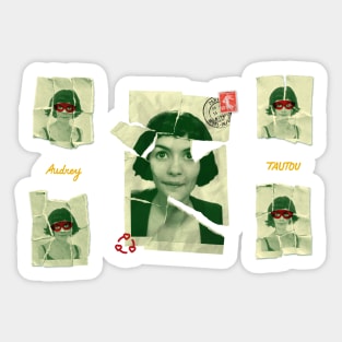 Amelie Movie Fan Art Design Sticker